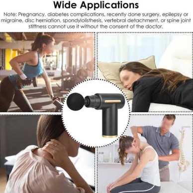 Professional Deep Tissue Massage Gun High Torque Muscle Relaxer Portable Ergonomic Design Ultra Compact Fashionable Perfect for Back Neck Day Gift Relieves Body Fatigue Improves Skin Smoothness