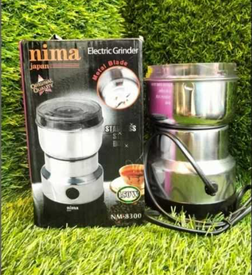 Nima High Quality Stainless Steel Electric Coffee Grinder Bean Nuts Spices Masala Grinder and Blender Coffee Bean Milling Machine NM-8300